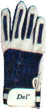 batting glove blue